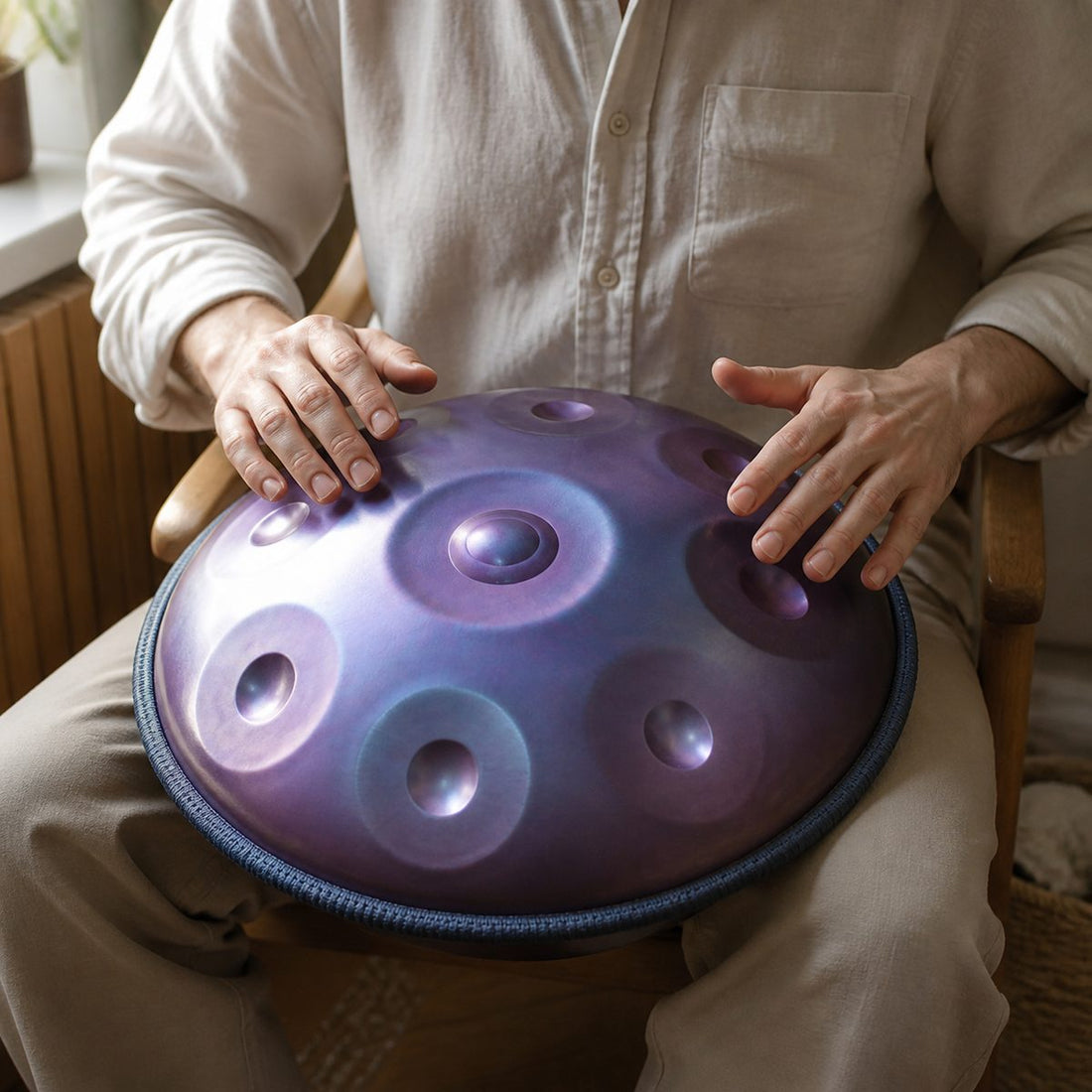 Handpan Kurd oder Amara D-Moll 9–12 Noten