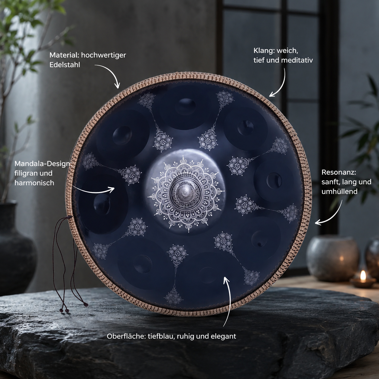 MANDALA Blau C-Dur 9–12 Noten