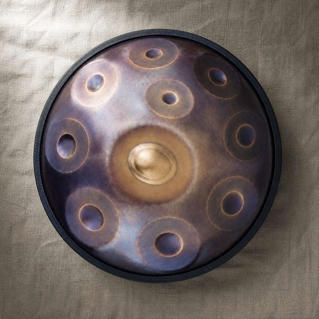 Handpan Galaxy Kurd D Minor 10 Notes - Purple Gradient