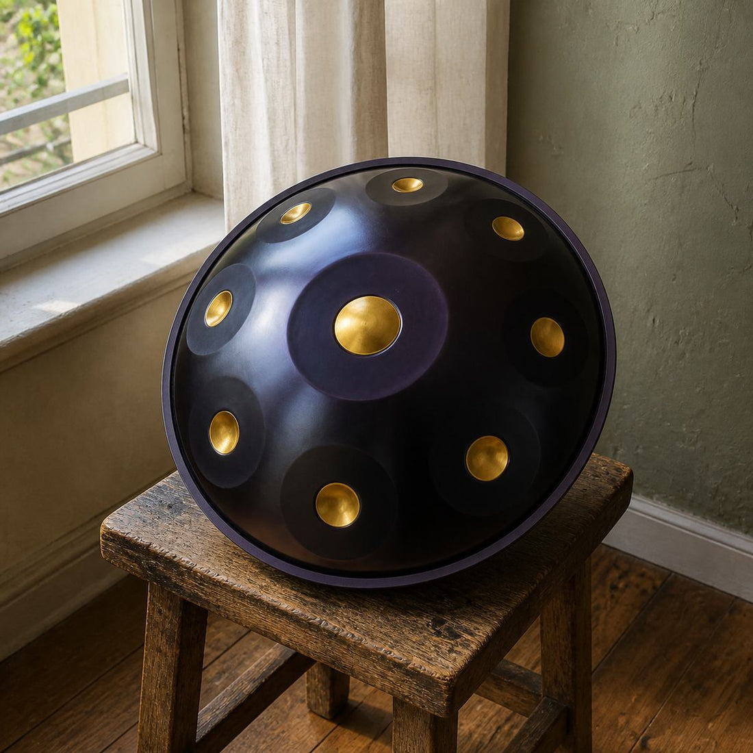 Handpan King Kurd oder Keltisch D-Moll 9–12 Noten