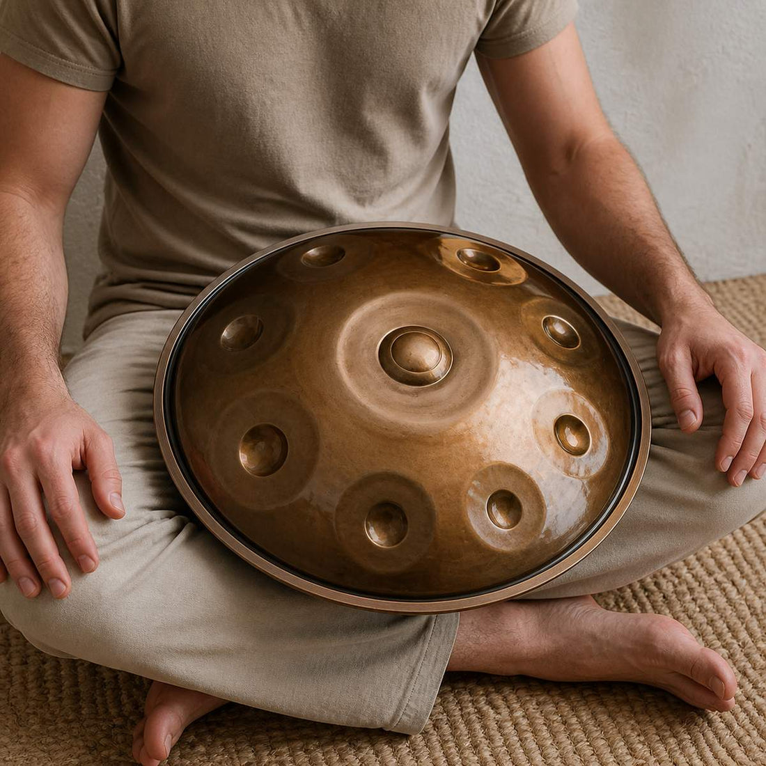 Handpan Palm-Zen F Kurd 9 Noten – handgestimmt