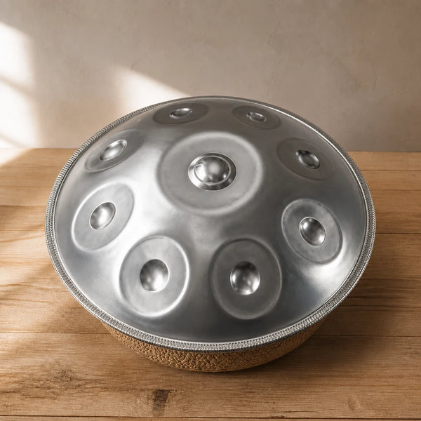 Handpan Air Kurd oder Keltisch D-Moll 9–10 Noten – handgestimmt