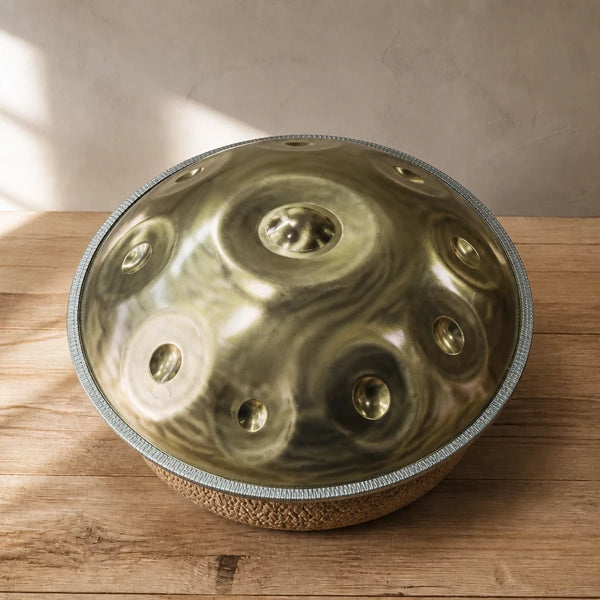 Handpan Keltisch D-Moll 9 Noten – Edelstahl, handgestimmt