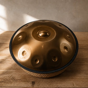 Handpan Kurd D-Moll 9–10 Noten - Ember Steel