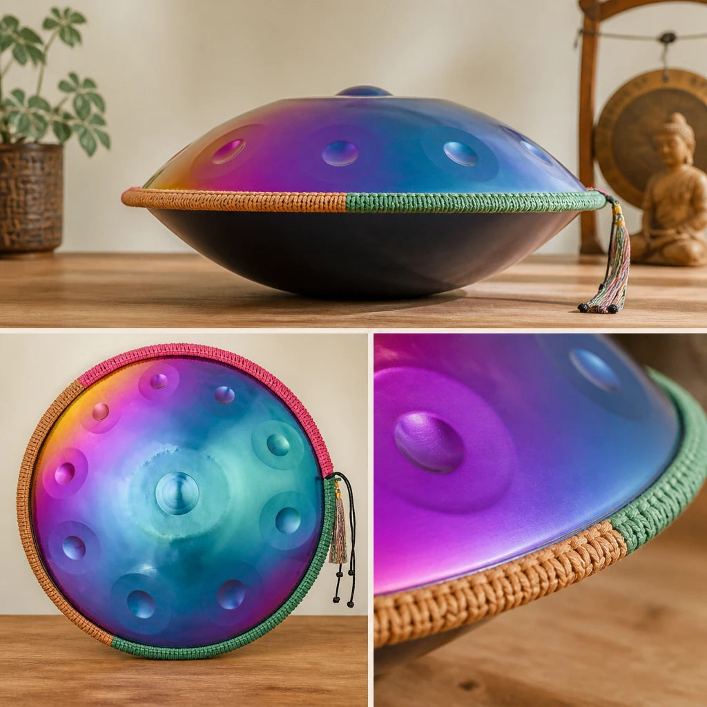 Handpan Kurd D-Moll 10 Noten - Infinity-Design - Bild 4 von 4