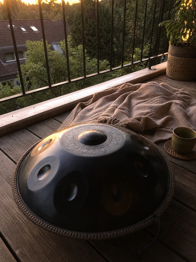 Kundenfoto einer Mandala Handpan